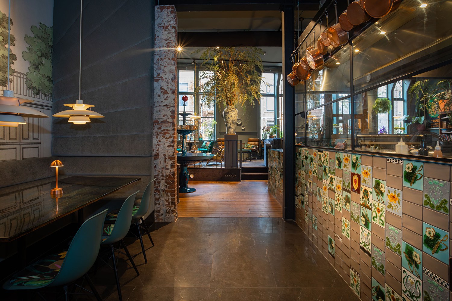 The Gilded Table open kitchen